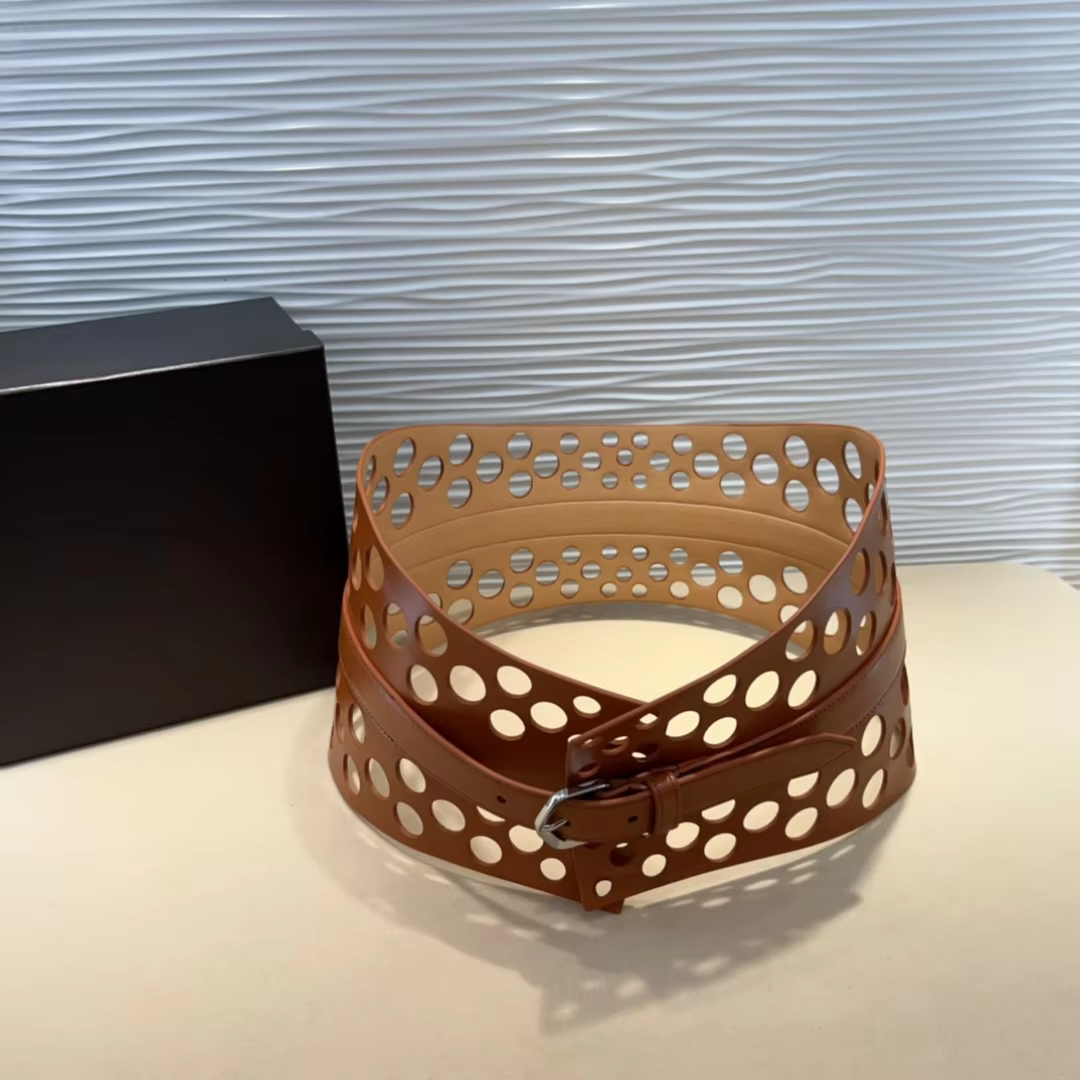 Women's Cowhide Big Belt Waistband Female Belts Waist Belt Cummerbunds Belt for Ladies Leather Belt Wide Belt for Women ALAI