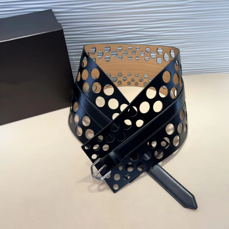 Women's Cowhide Big Belt Waistband Female Belts Waist Belt Cummerbunds Belt for Ladies Leather Belt Wide Belt for Women ALAI