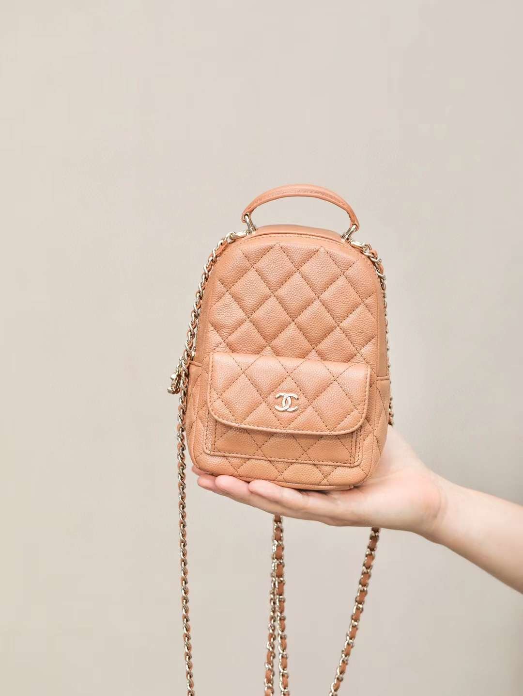 CHANEL 24C  Classic mini backpack