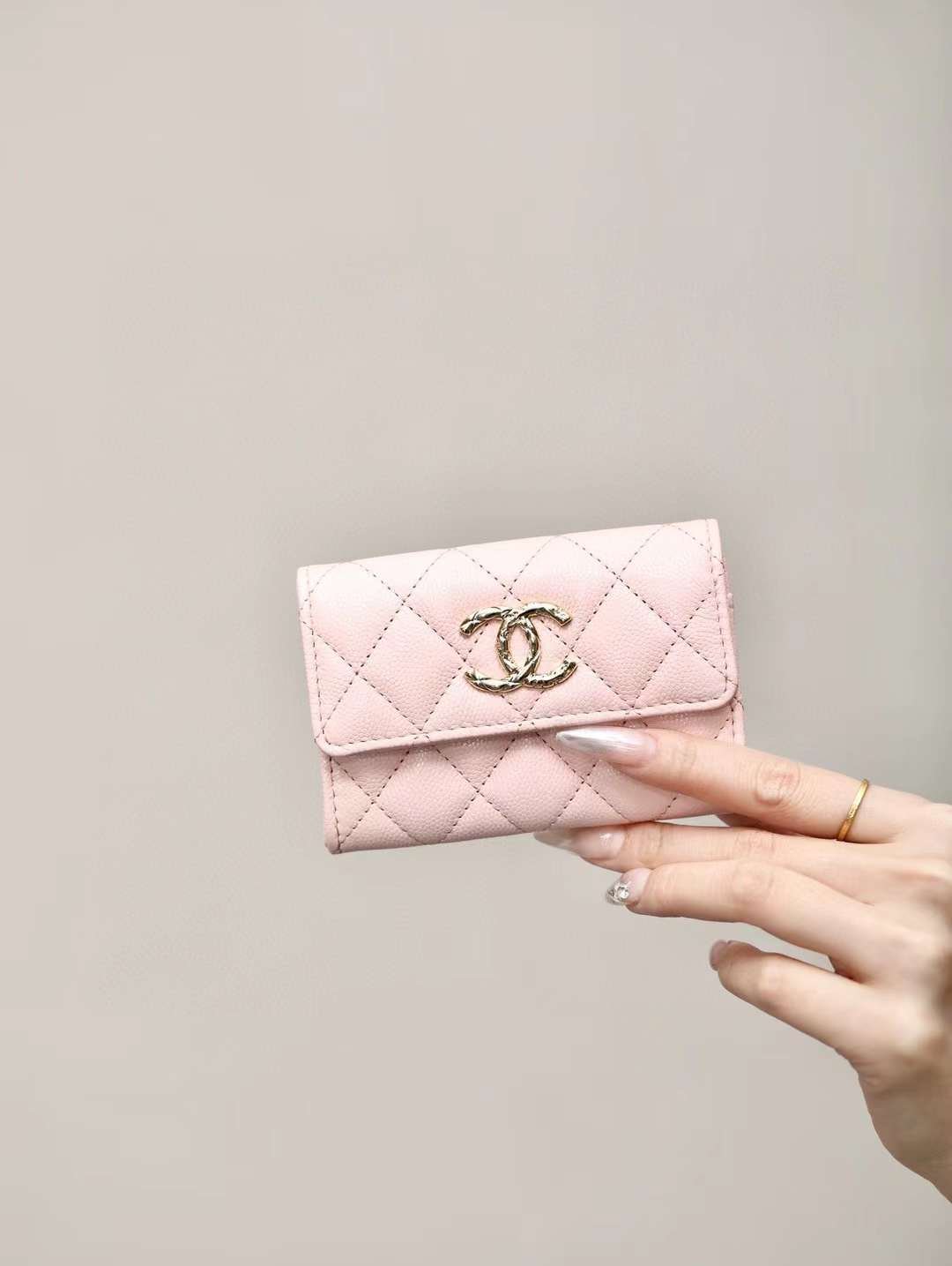 CHANEL  Flap Card Holder