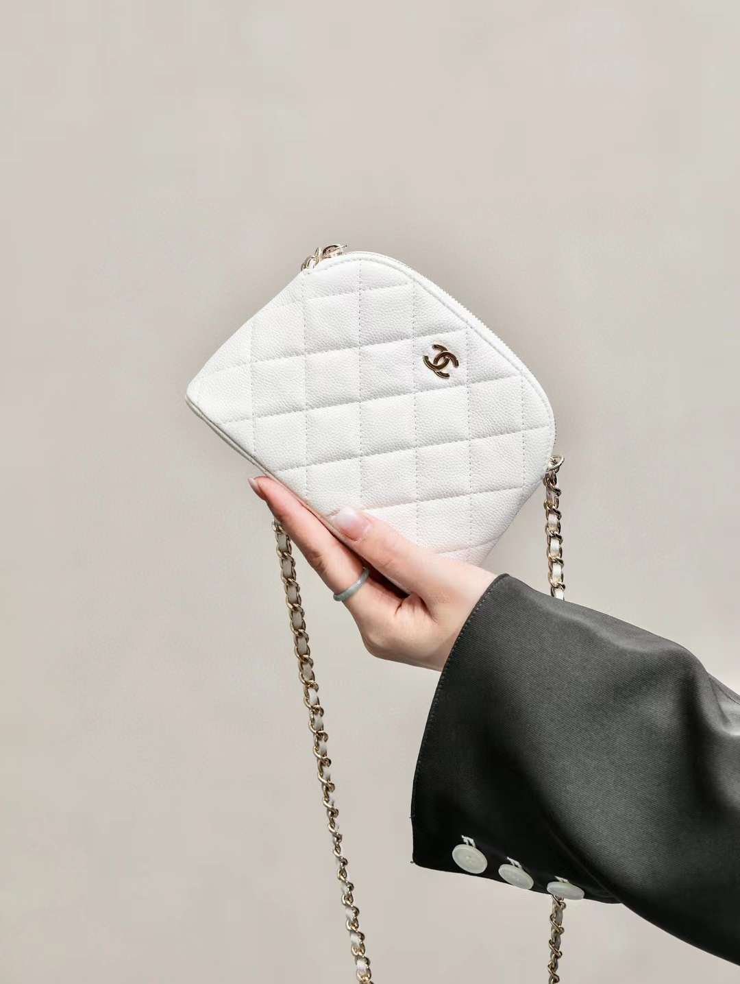 CHANEL 24C classic clutch with chain