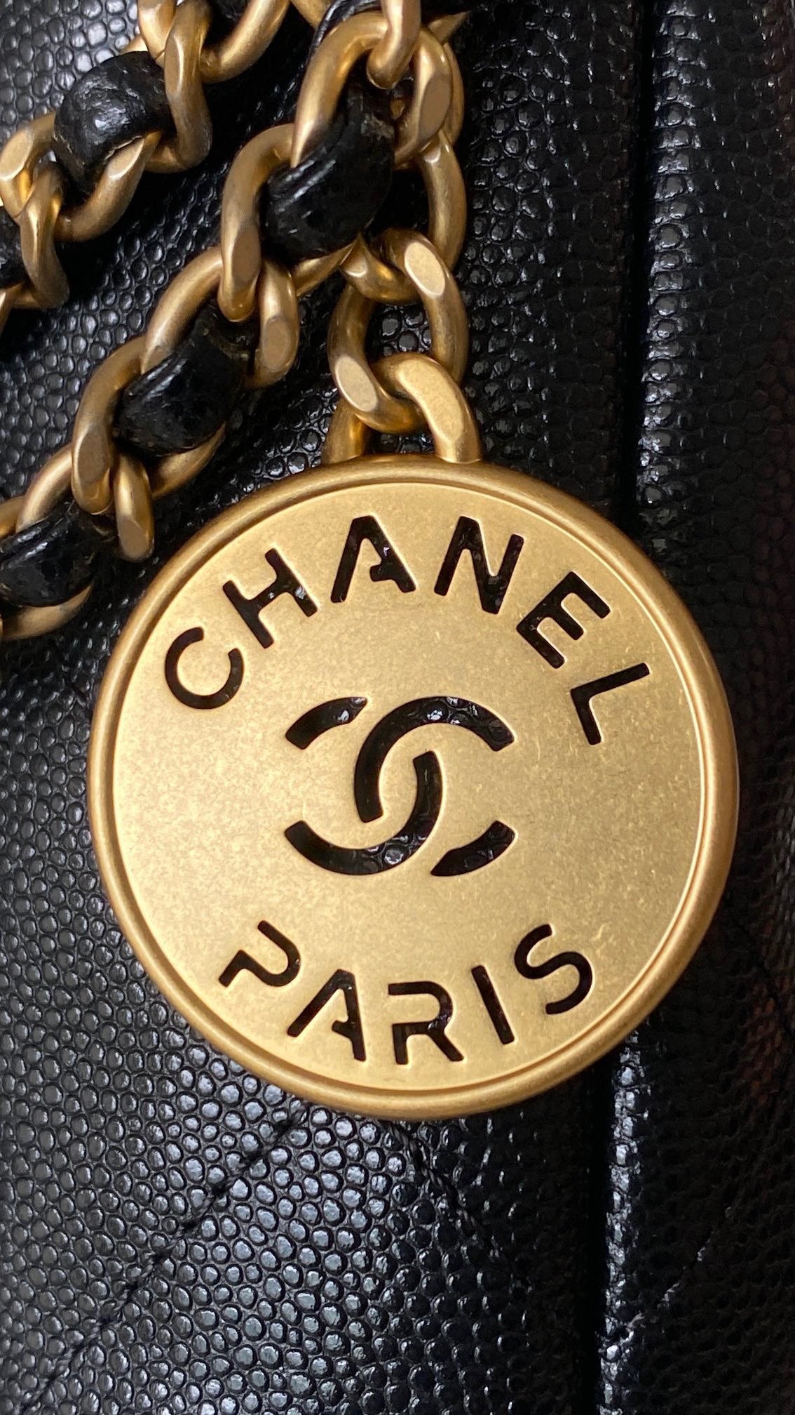 CHANEL 22 Mini Caviar Bag
