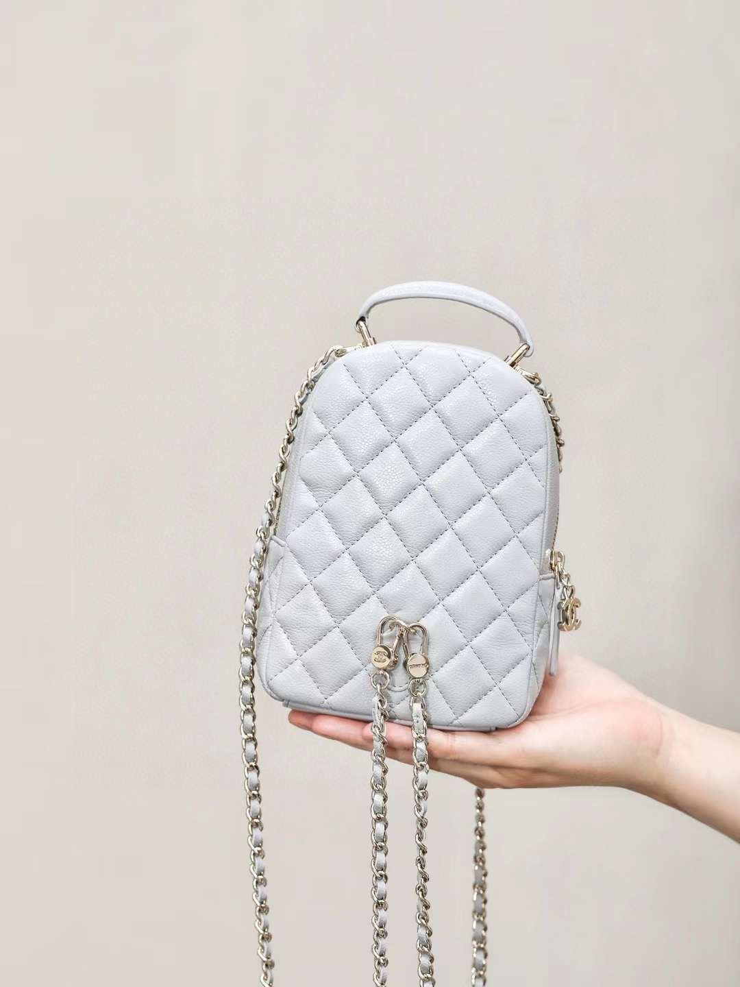 CHANEL 24C  Classic mini backpack