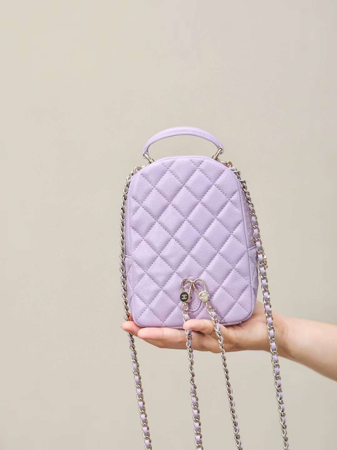 CHANEL 24C  Classic mini backpack