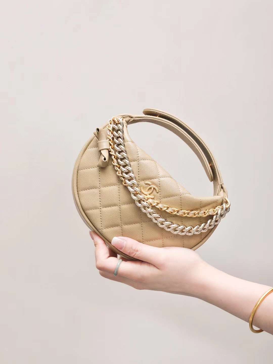 CHANEL 24 new  hula hoop wrist bag