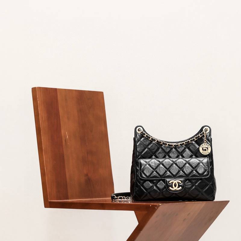 CHANEL 23B Calfskin Hobo Bag