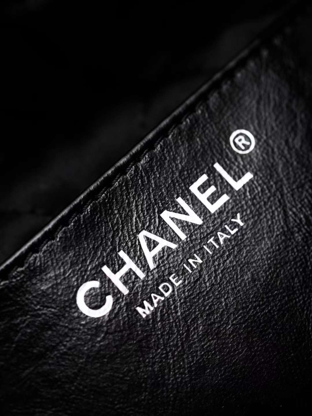 CHANEL 22all black shopping bag