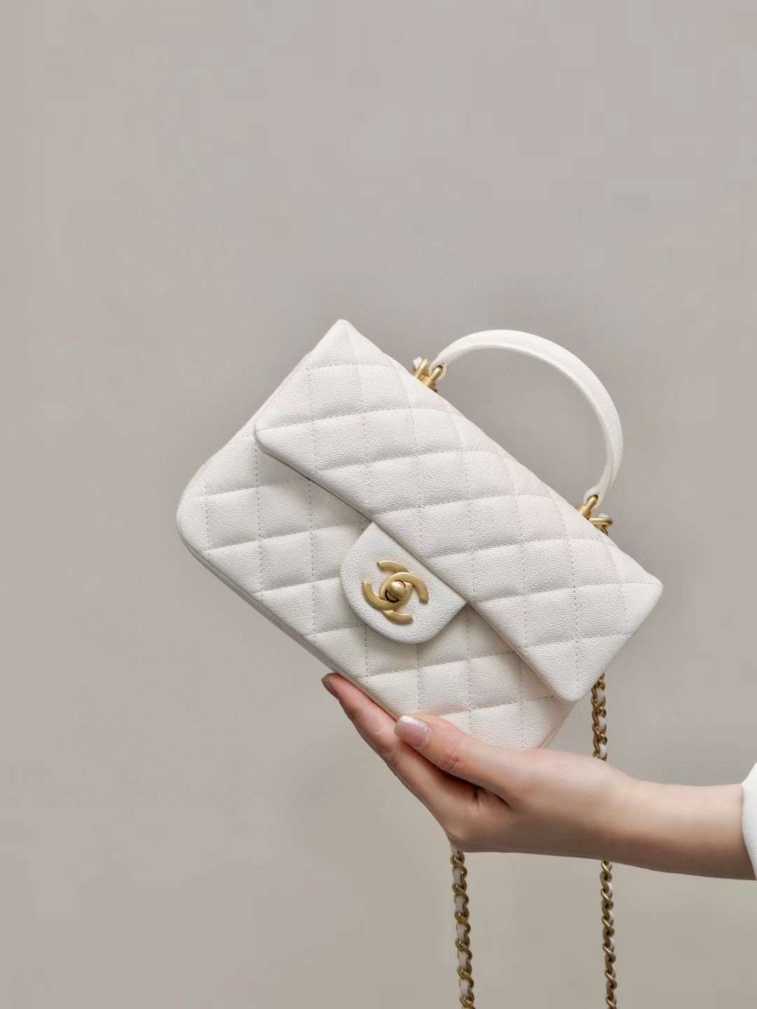 CHANEL  CF handle bag