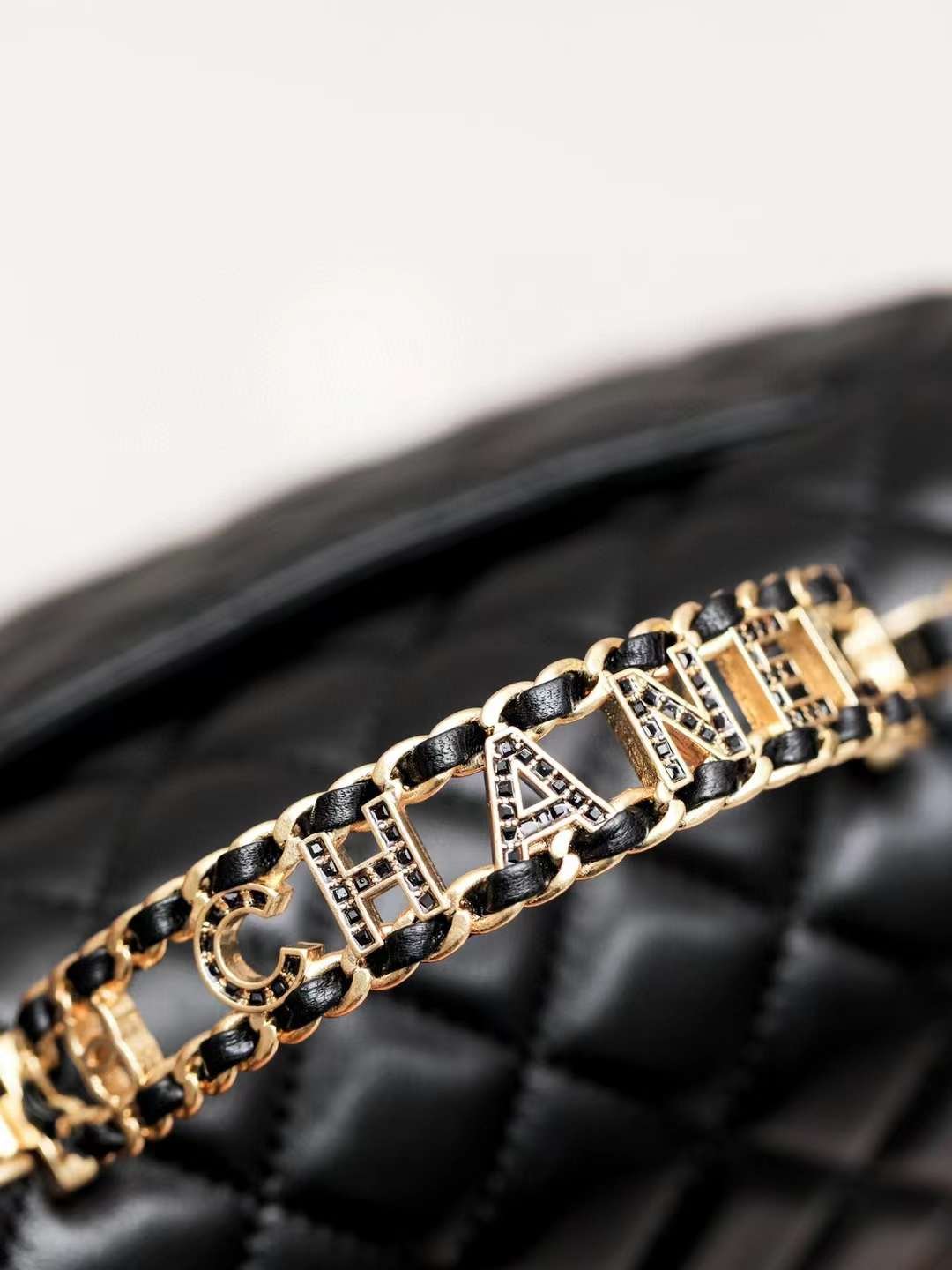 CHANEL 24P FLAP BAG WITH TOP HANDLE