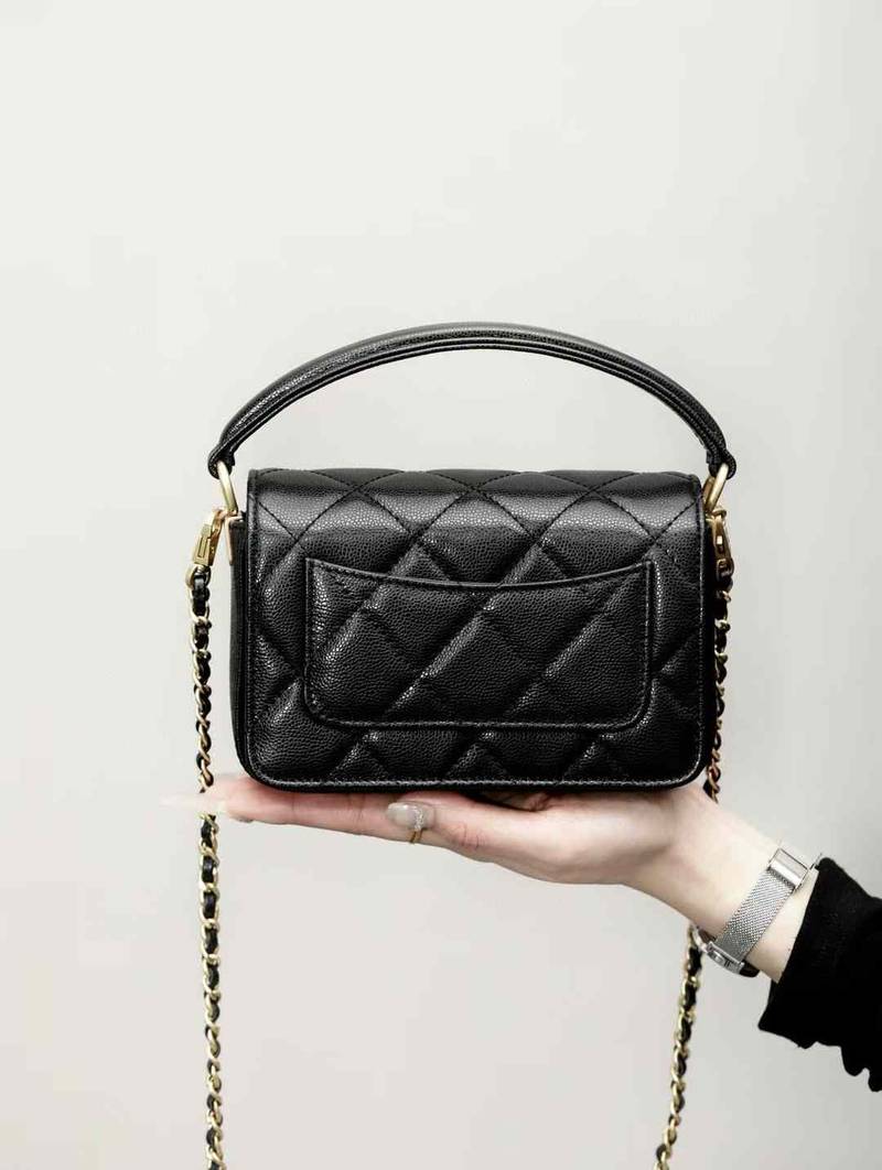 CHANEL Mini Flap Bag with Top Handle