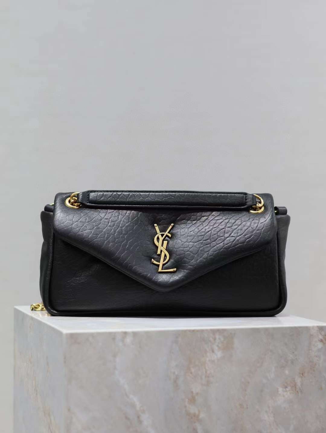 YSL CALYPSO_ Elephant leather chain bag