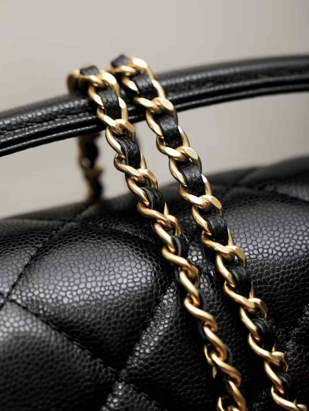 CHANEL Mini Flap Bag with Top Handle