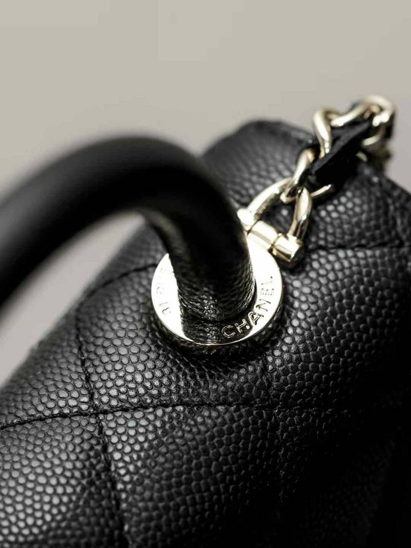 CHANEL MINI FLAP BAG WITH TOP HANDLE