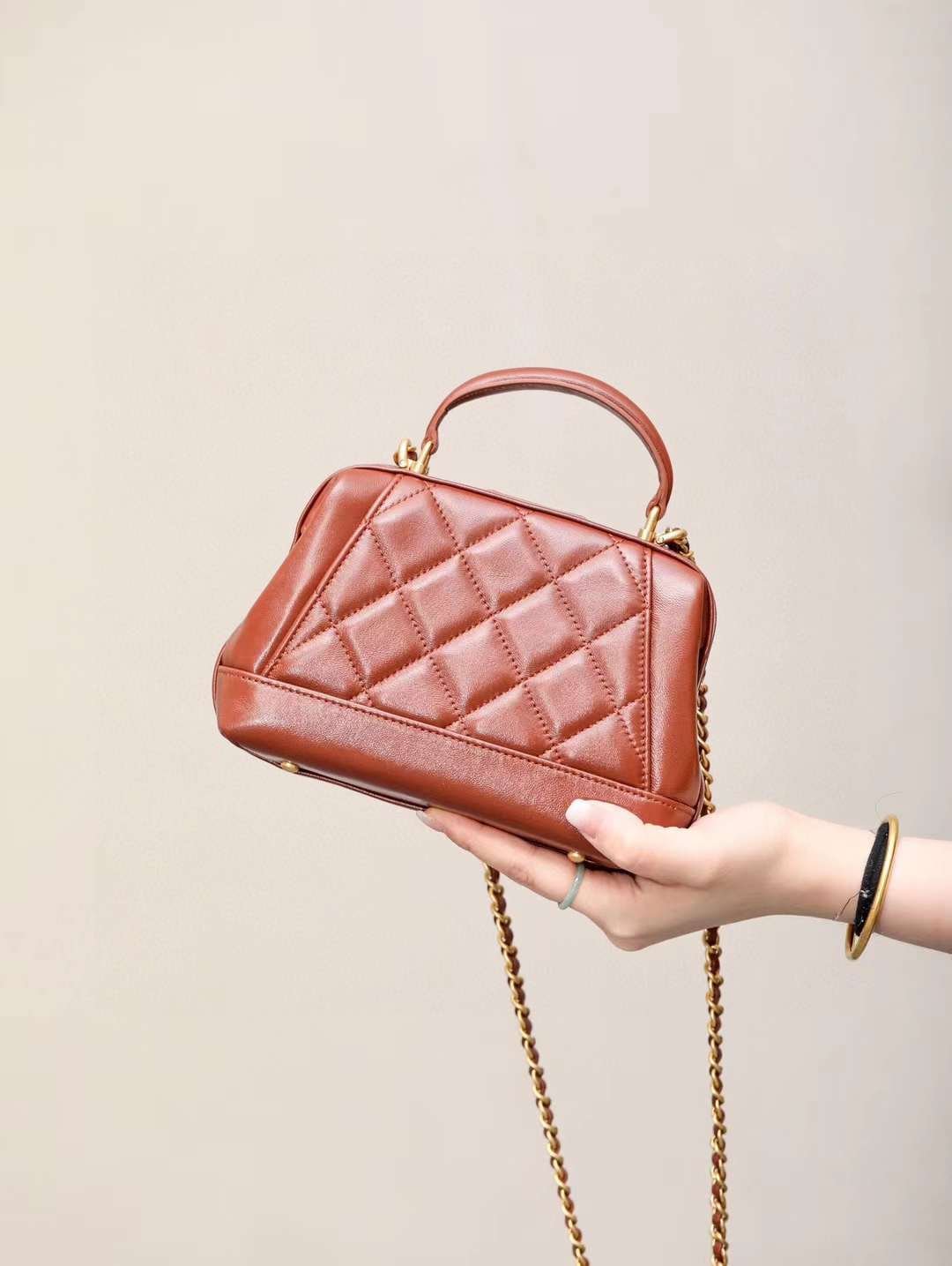 CHANEL SMALL BAG WITH TOP HANDLE