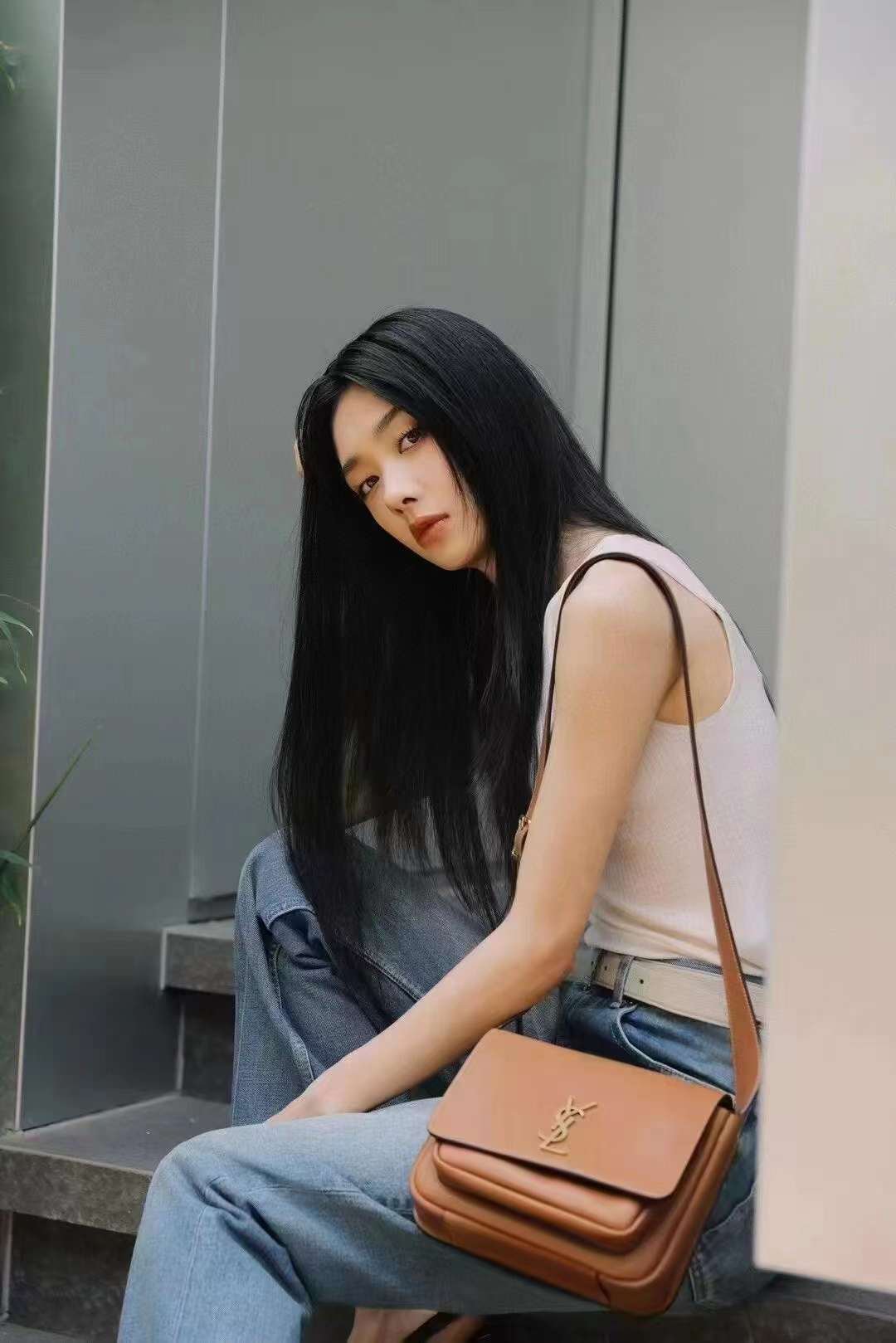 YSL NIKI besace in leather