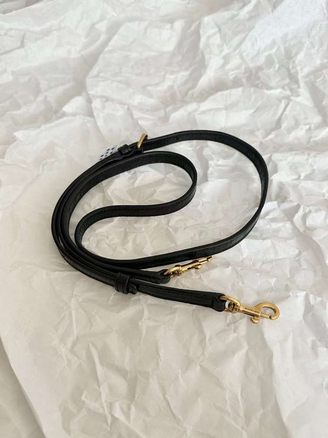 YSL mini  Crocodile print tote bag