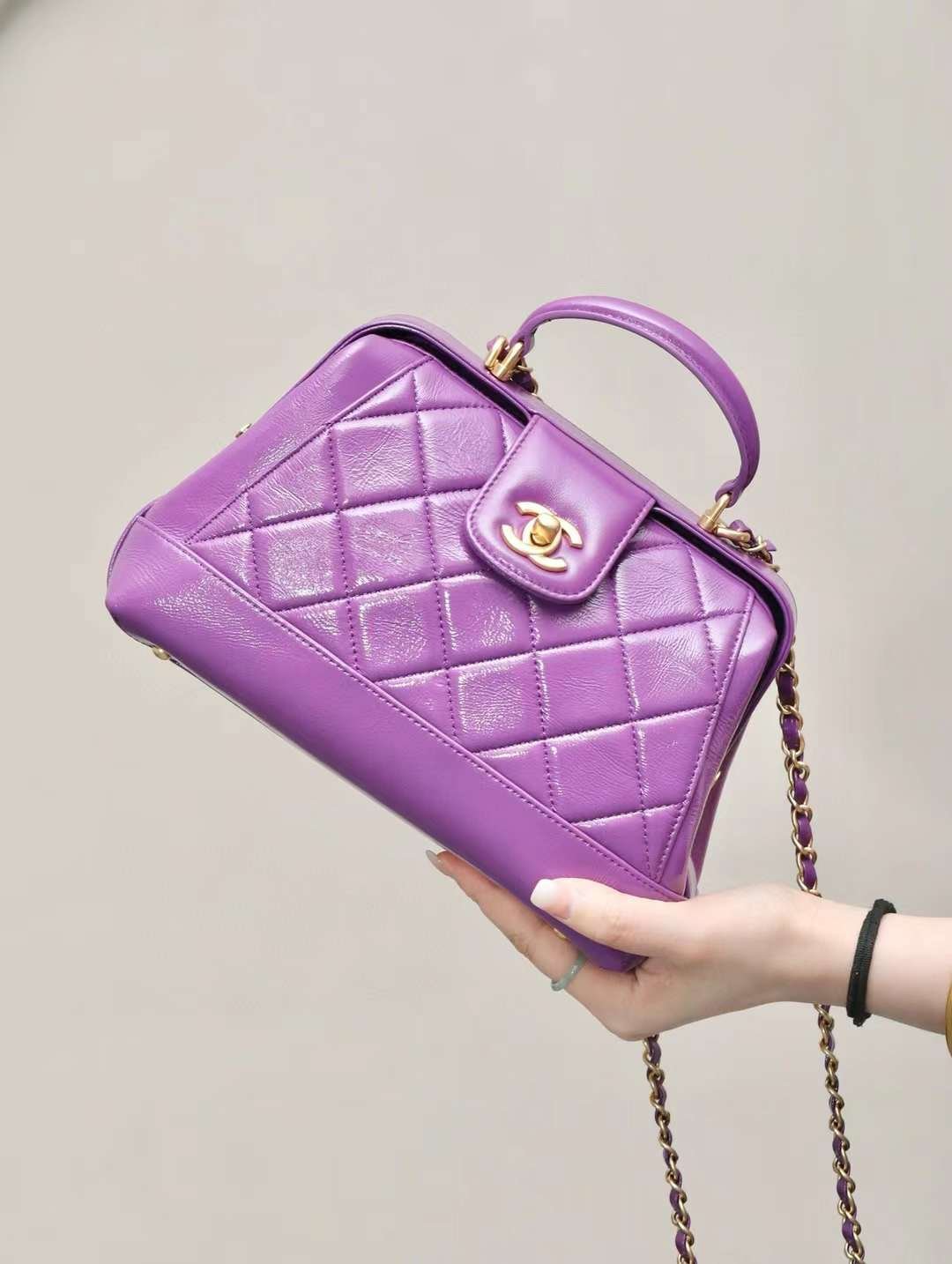 CHANEL large Bag with Top Handle