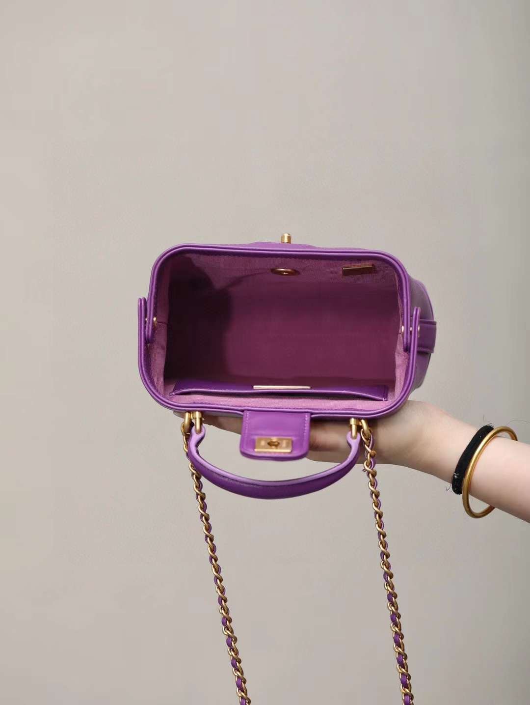 CHANEL SMALL BAG WITH TOP HANDLE