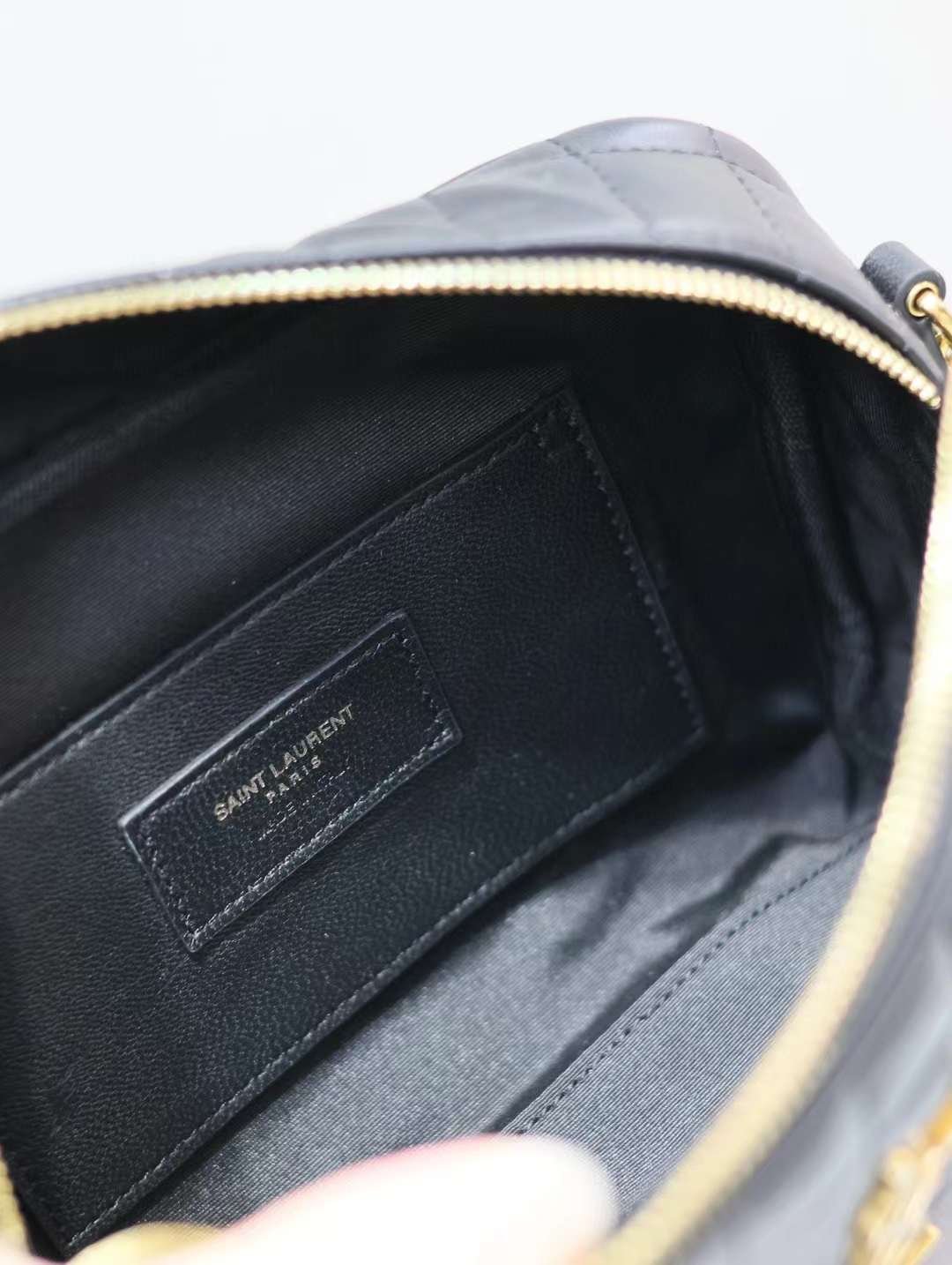 YSL CASSANDRE MATELASS CARR Mini Camera Bag in Lambskin