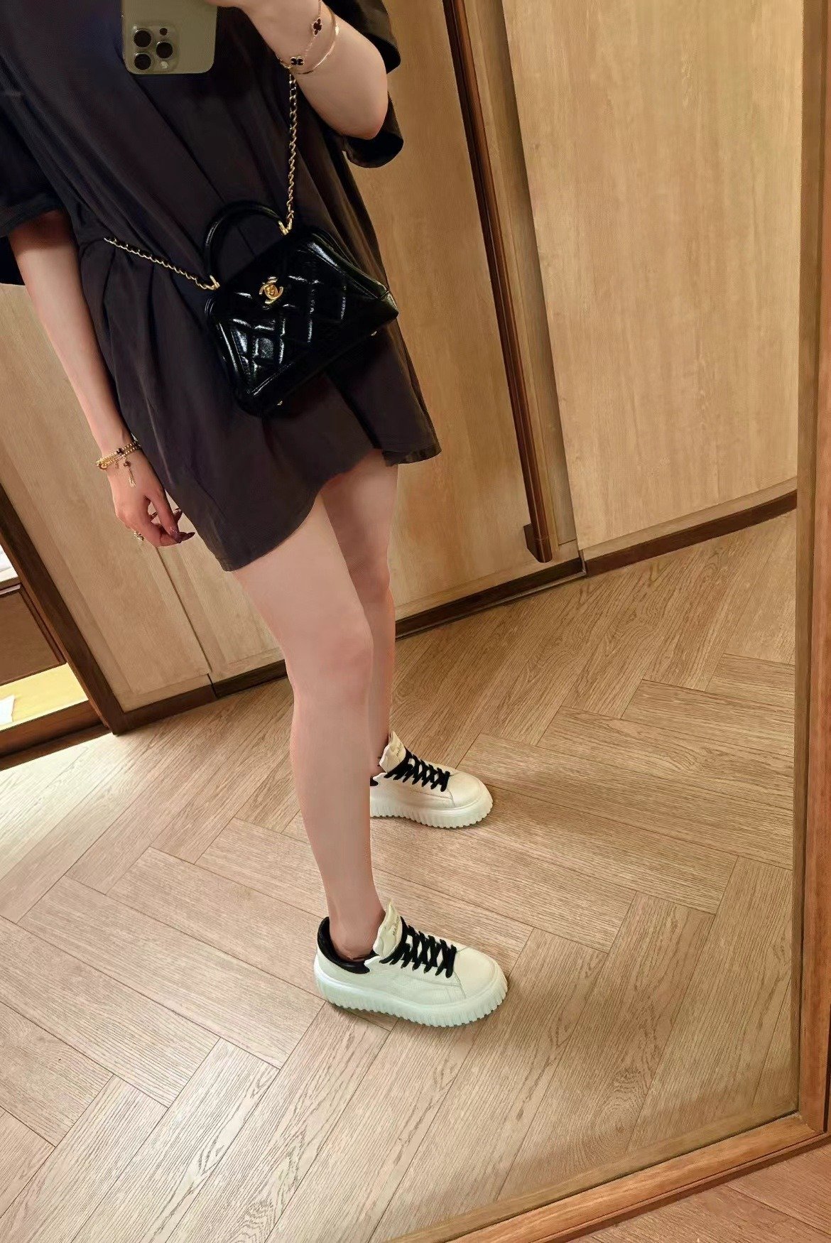 CHANEL SMALL BAG WITH TOP HANDLE