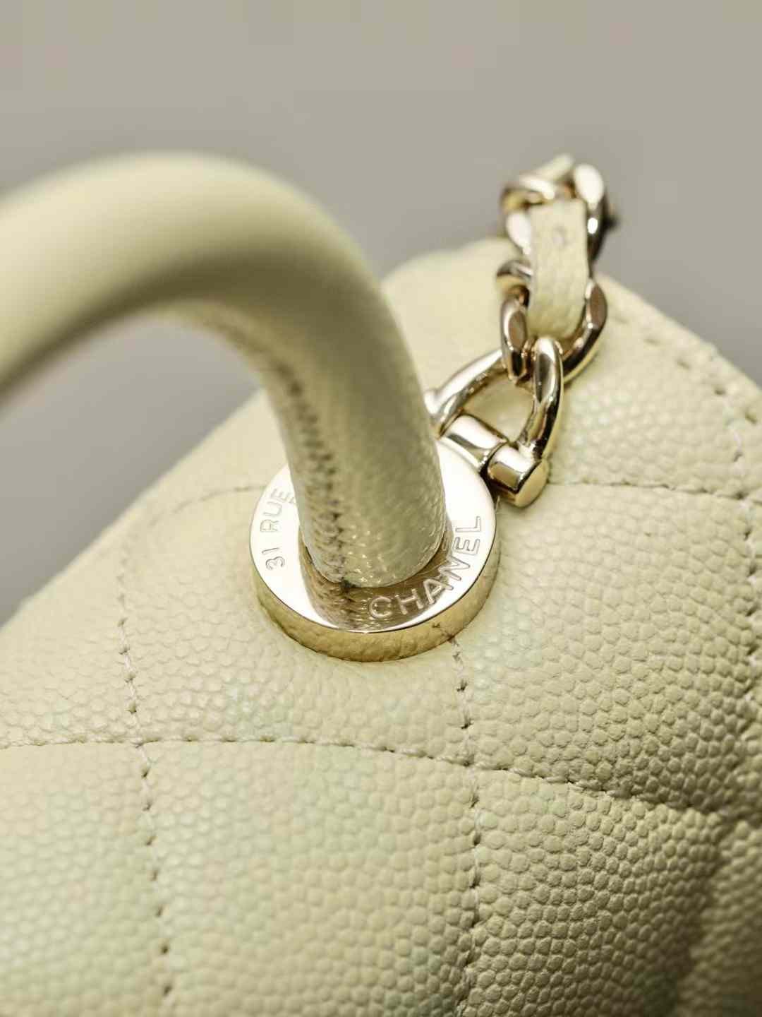CHANEL MINI FLAP BAG WITH TOP HANDLE
