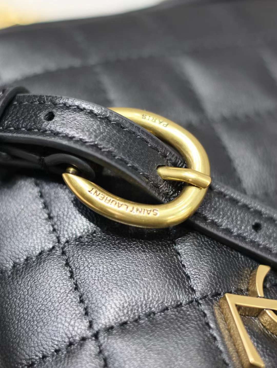YSL CASSANDRE MATELASS CARR Mini Camera Bag in Lambskin