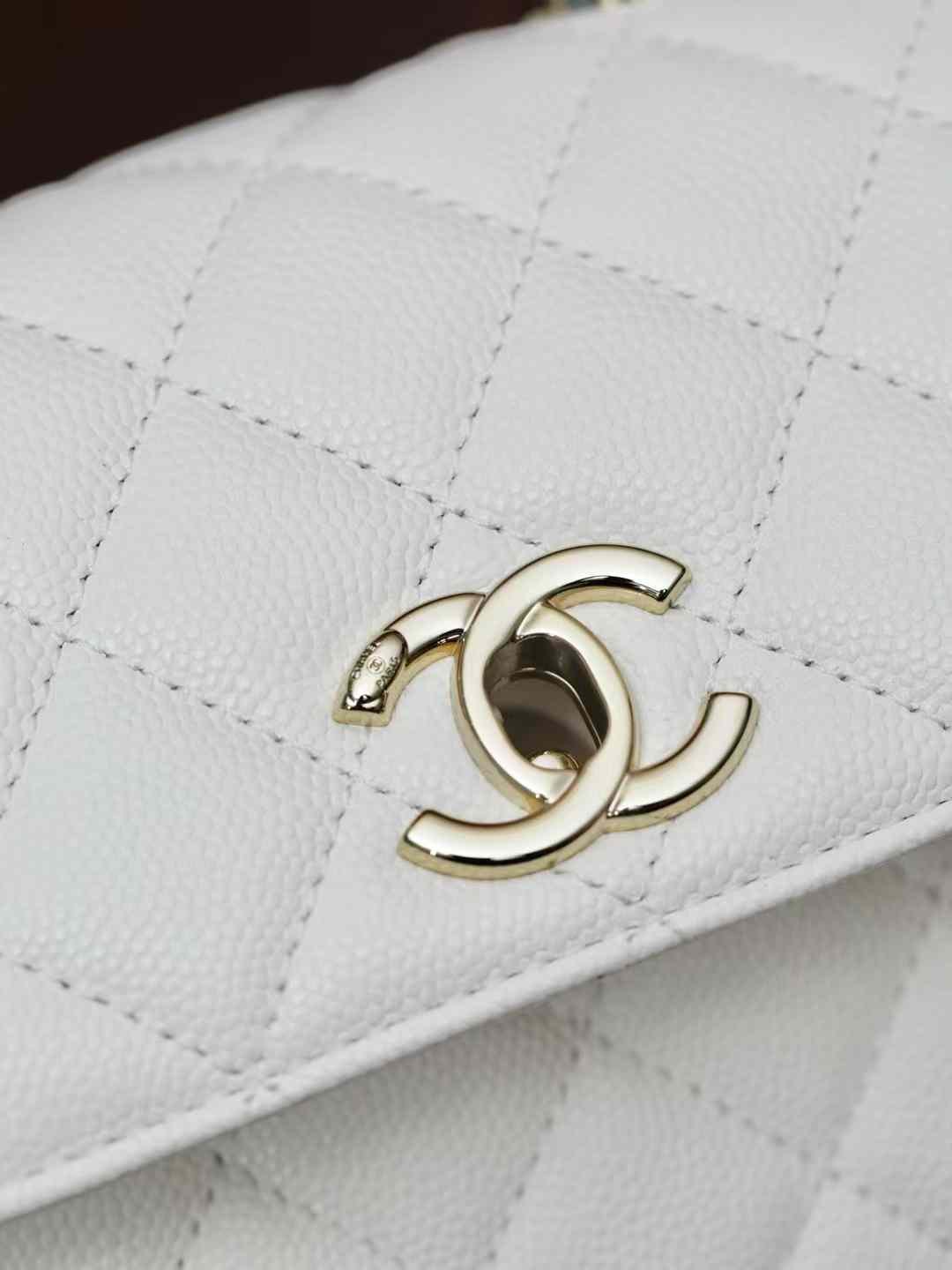 CHANEL MINI FLAP BAG WITH TOP HANDLE