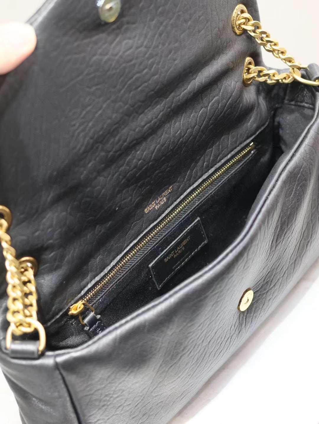 YSL CALYPSO_ Elephant leather chain bag