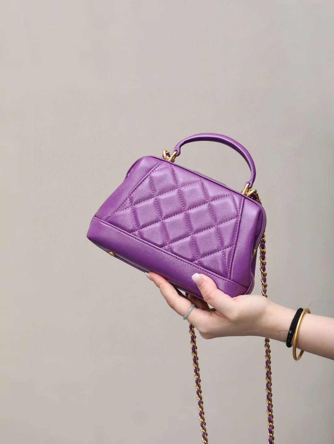 CHANEL SMALL BAG WITH TOP HANDLE