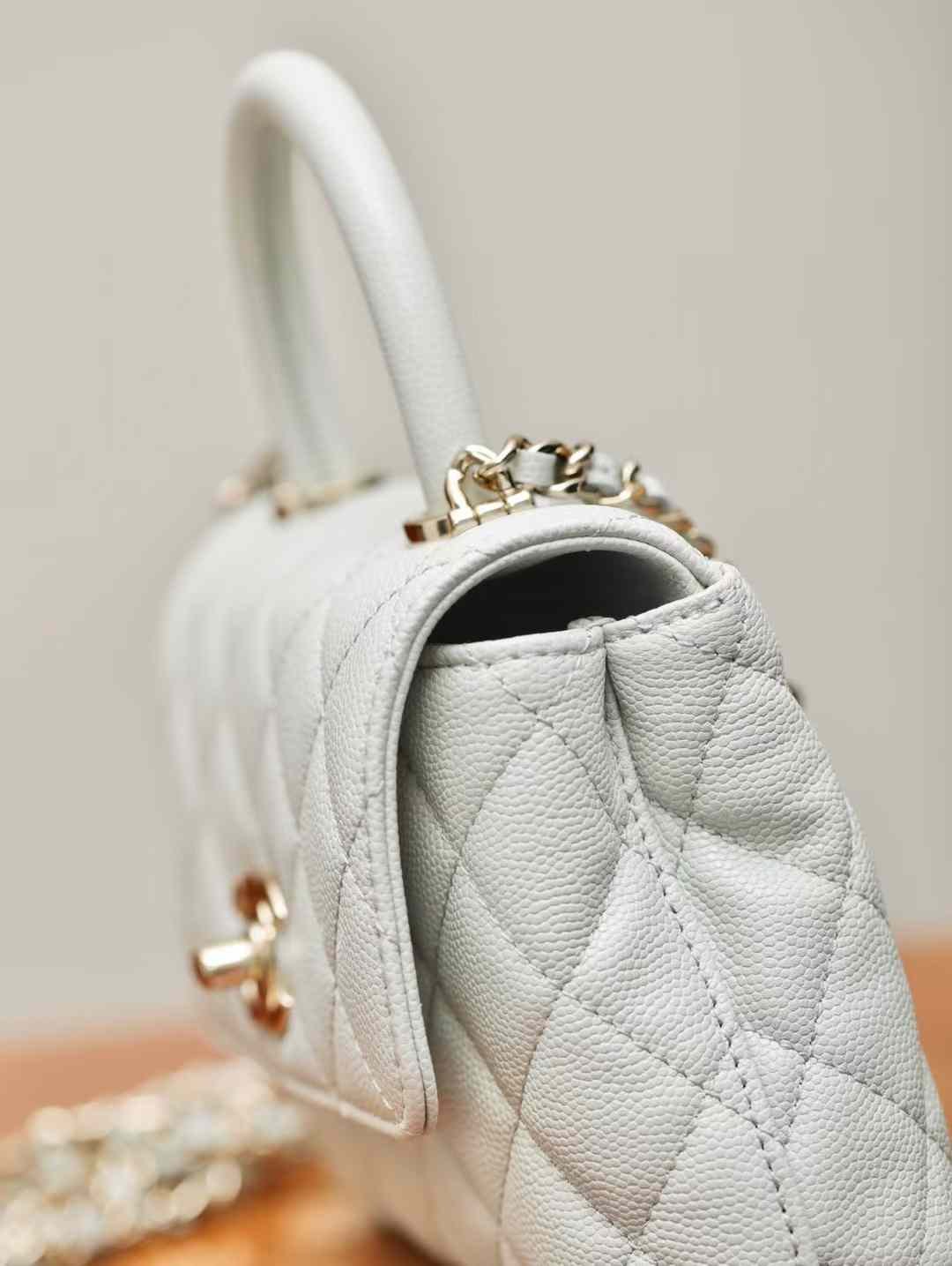 CHANEL MINI FLAP BAG WITH TOP HANDLE