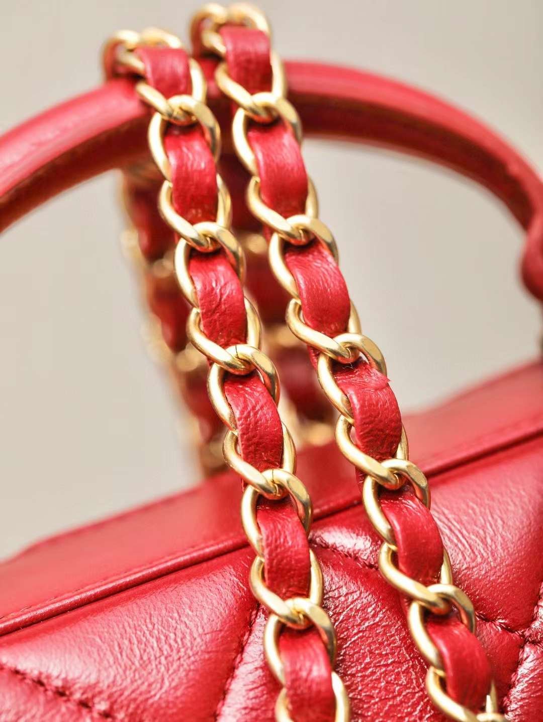 CHANEL large Bag with Top Handle