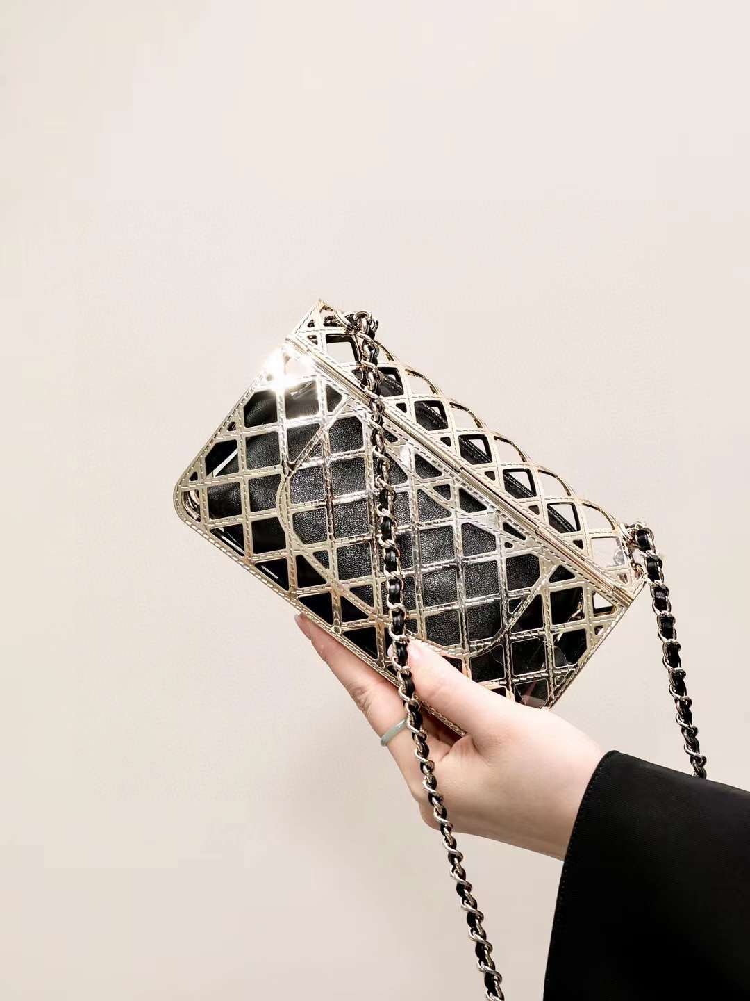 CHANEL CF Metal flap bag