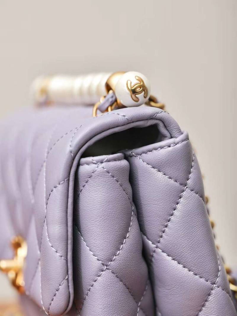 CHANEL Flap Bag with Top Handle