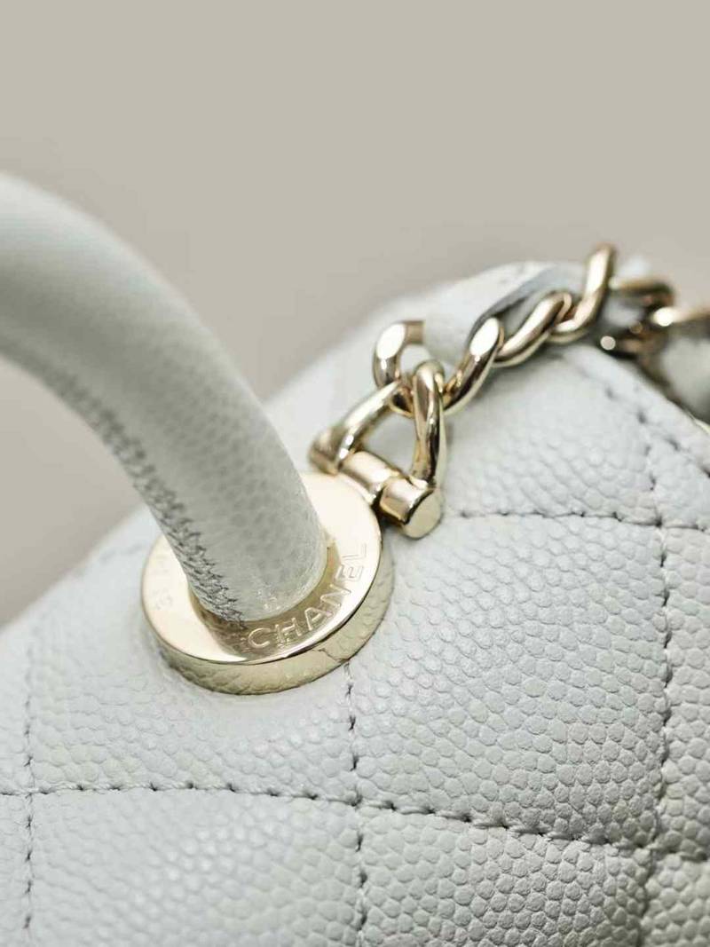 CHANEL MINI FLAP BAG WITH TOP HANDLE