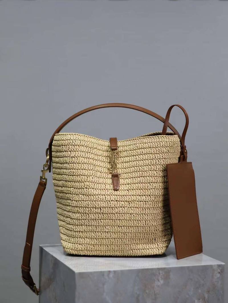 YSL LE 37 Woven bucket bag
