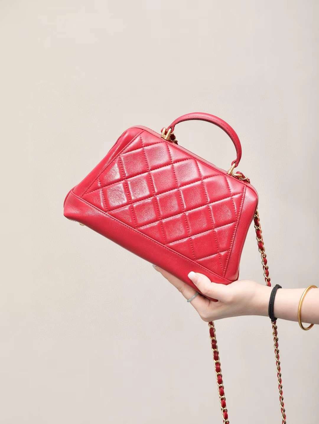 CHANEL large Bag with Top Handle