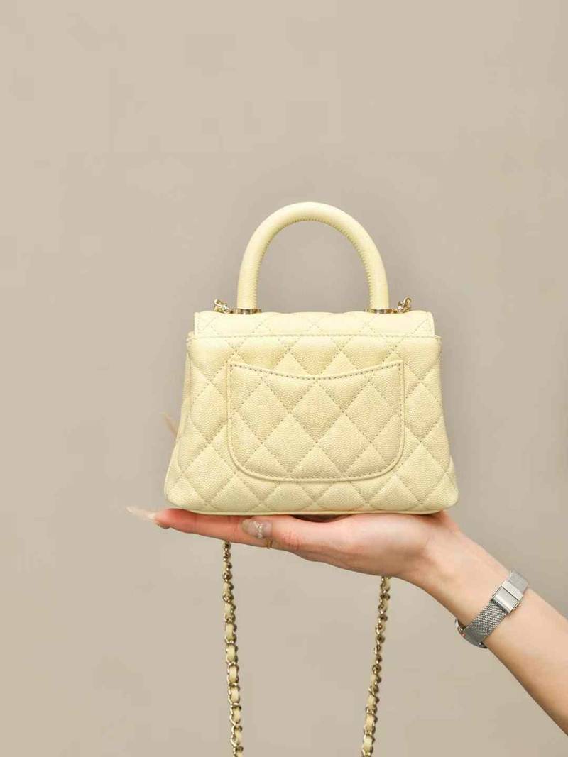 CHANEL MINI FLAP BAG WITH TOP HANDLE
