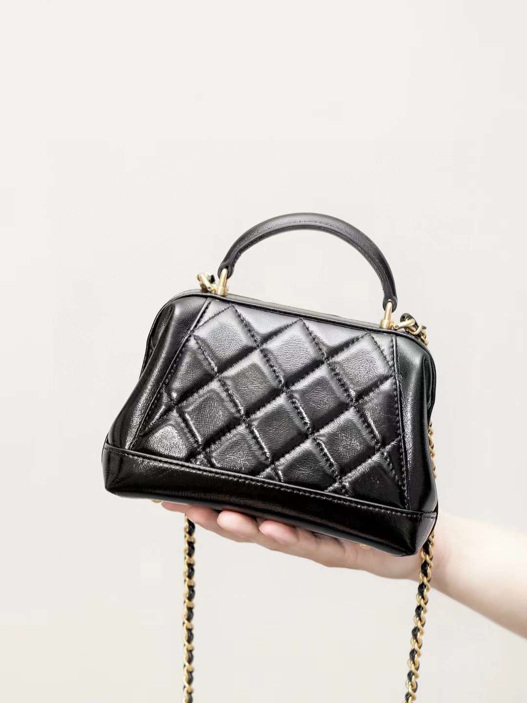 CHANEL SMALL BAG WITH TOP HANDLE