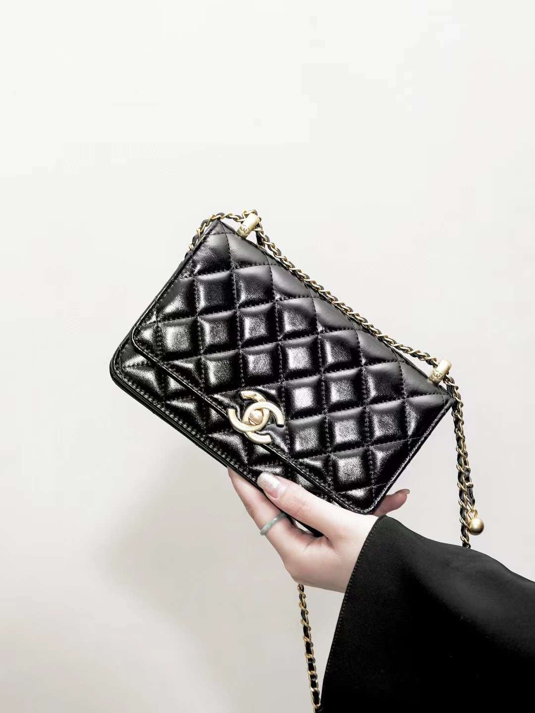 CHANEL classics WOC Double ball BAG
