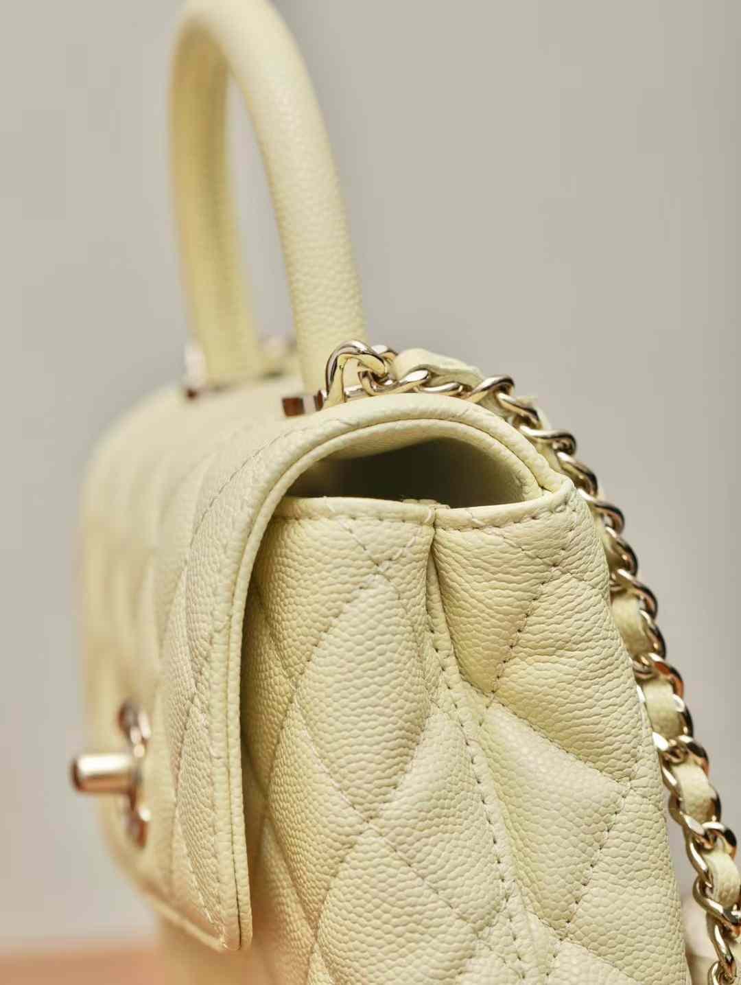 CHANEL MINI FLAP BAG WITH TOP HANDLE