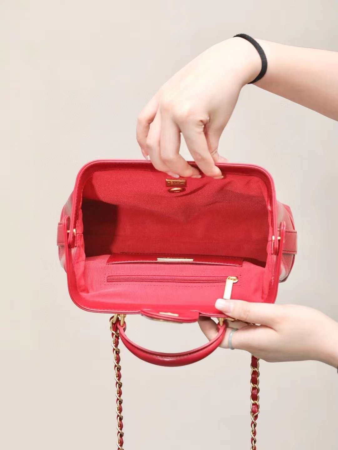 CHANEL large Bag with Top Handle