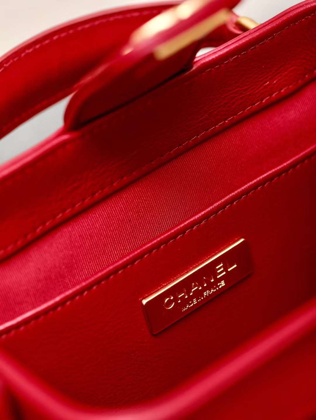 CHANEL SMALL BAG WITH TOP HANDLE