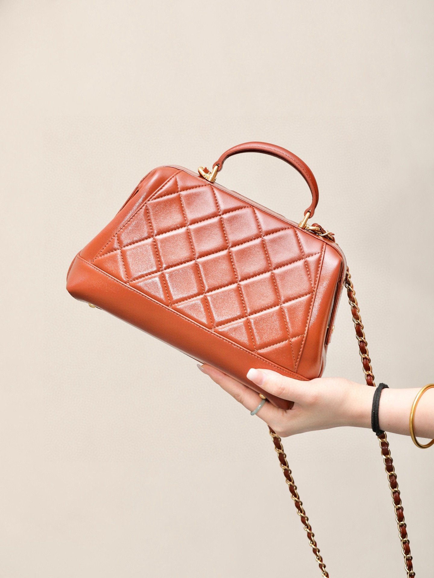 CHANEL large Bag with Top Handle