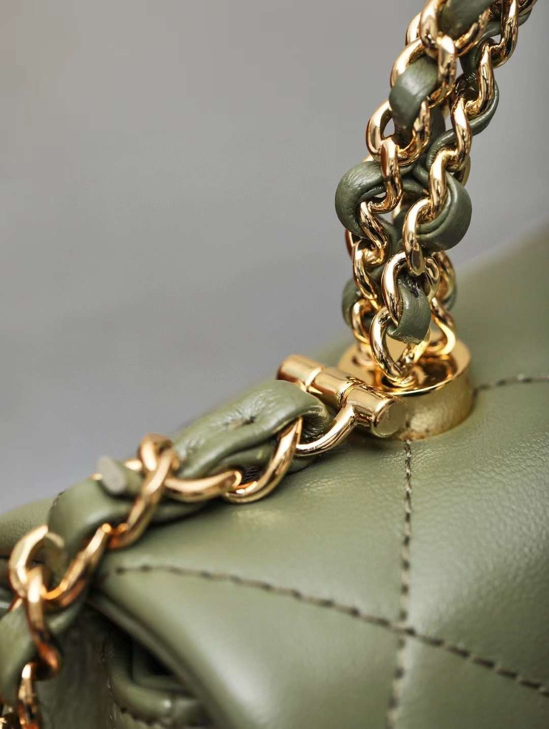 CHANEL mouth cover with handle