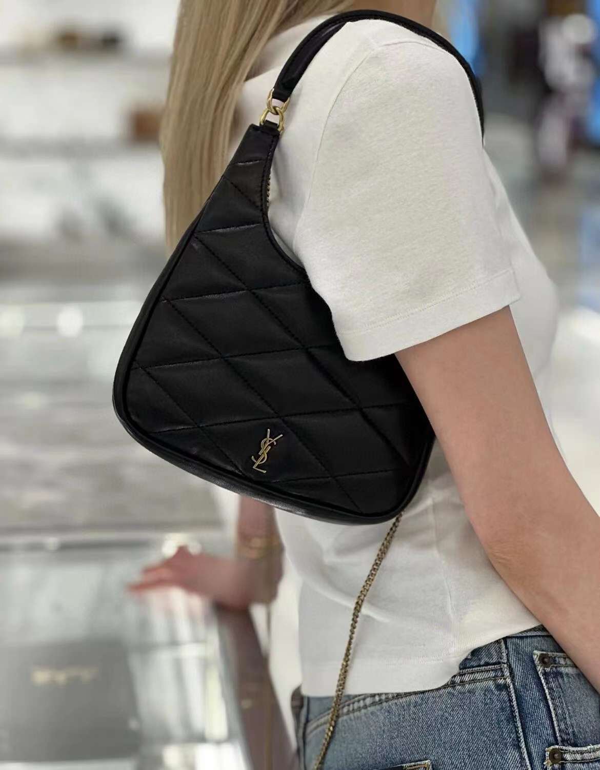 YSL SADE hobo in lambskin