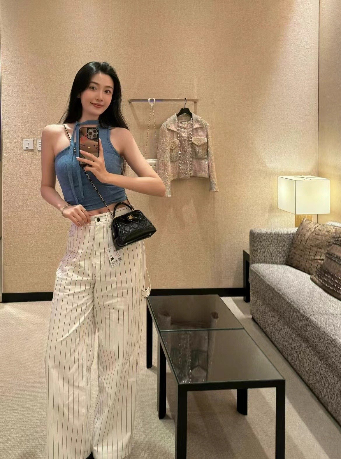 CHANEL SMALL BAG WITH TOP HANDLE