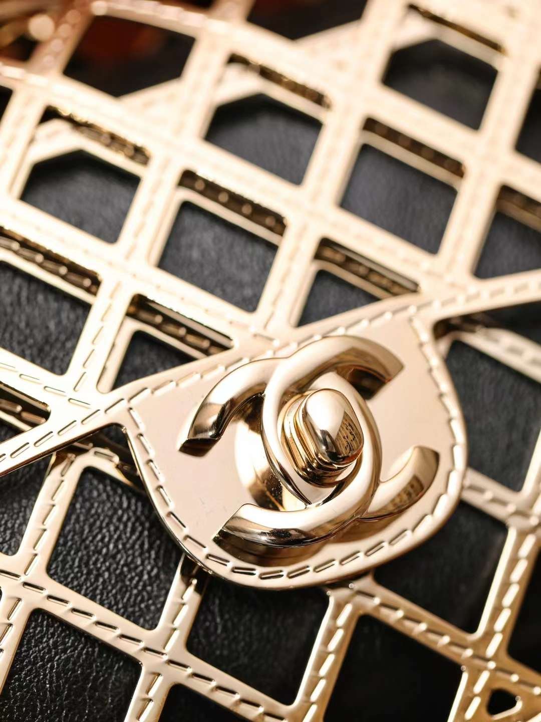 CHANEL CF Metal flap bag