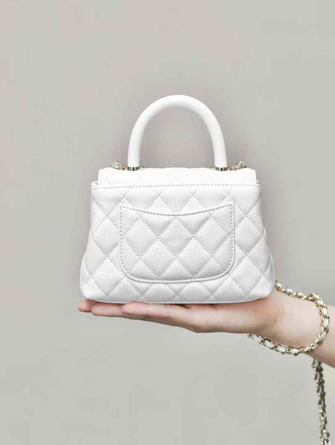 CHANEL MINI FLAP BAG WITH TOP HANDLE