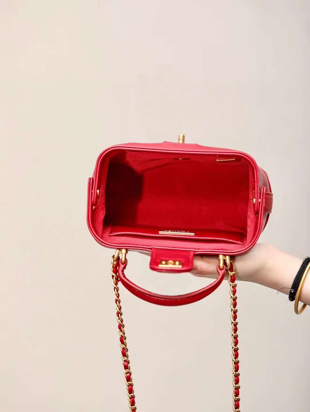 CHANEL SMALL BAG WITH TOP HANDLE