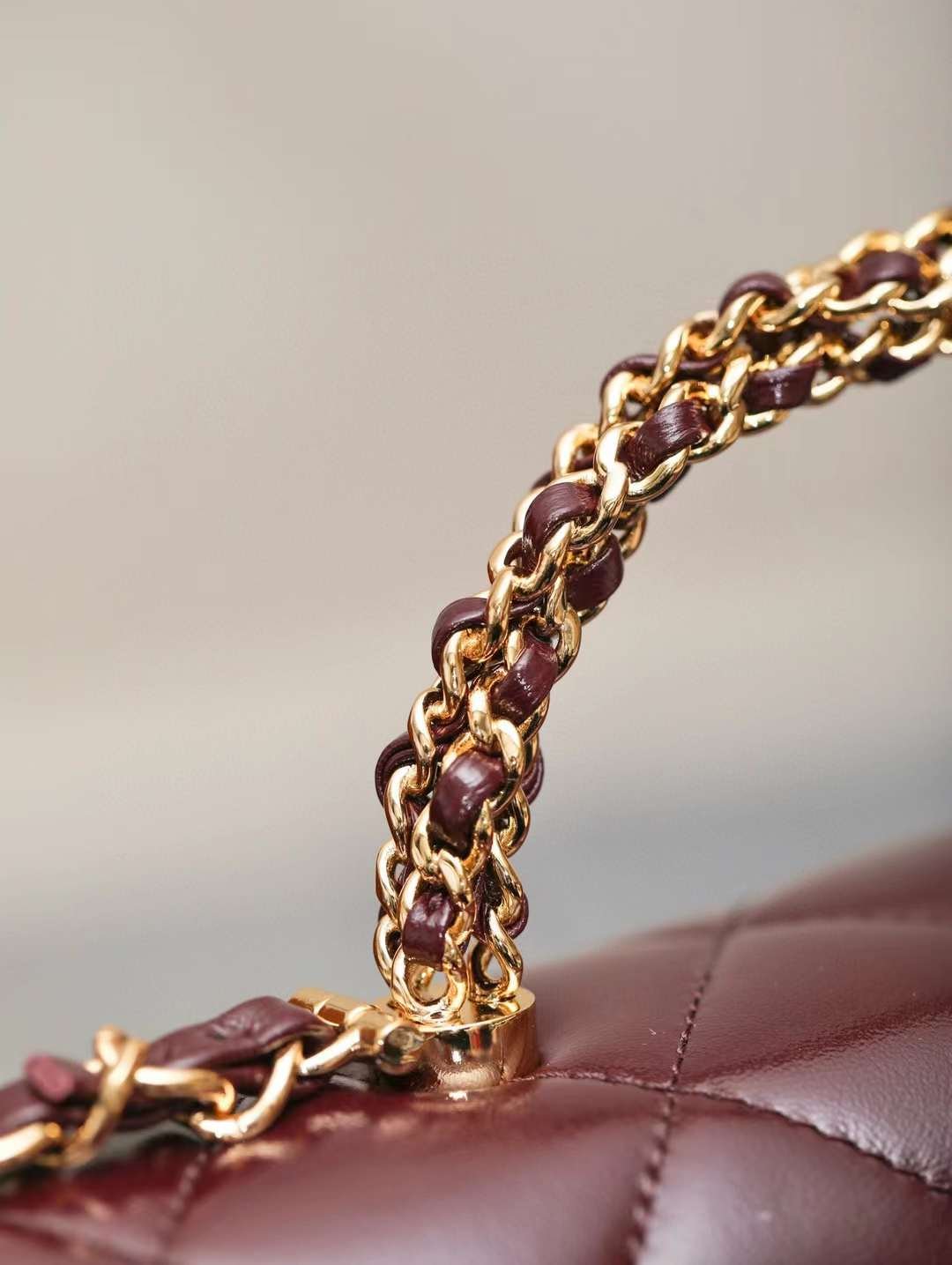 CHANEL mouth cover with handle